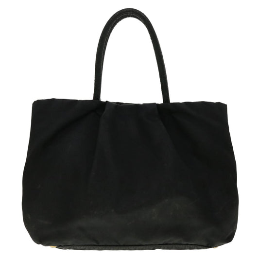 Prada Hand Bag Auth Nylon Black Travel Bag