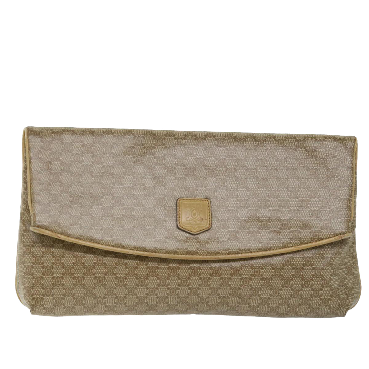 Luxury Macadam Clutch Bag Fm Canvas Beige