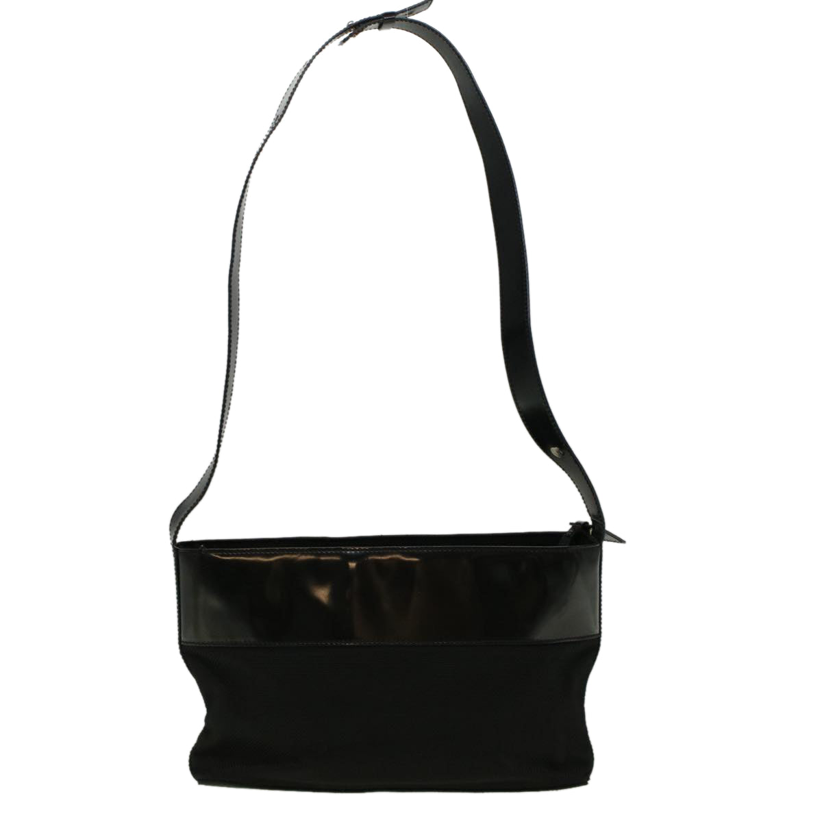 Luxury Shoulder Bag Fm Canvas Black