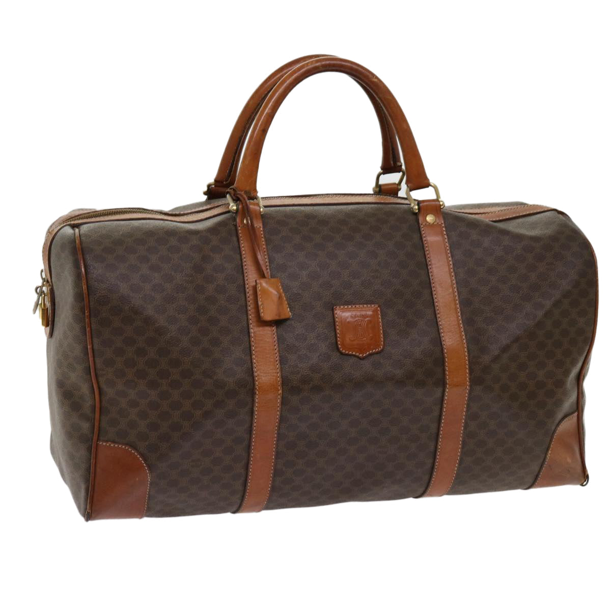 Luxury Macadam Boston Bag Pvc Fm Leather Canvas Travel Bag