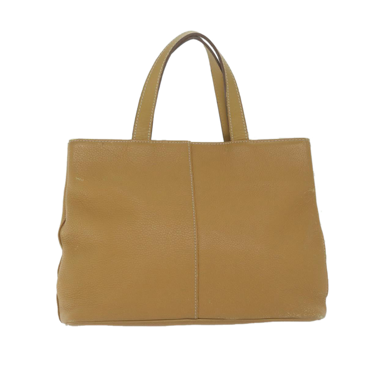 Burberry Luxury ss Tote Bag Auth Fm3177 Leather Beige