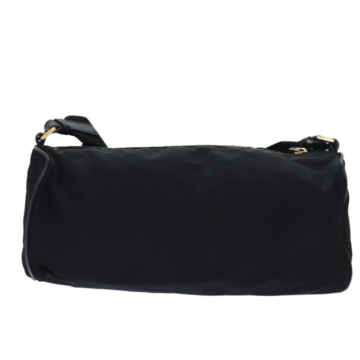 Prada Shoulder Bag Auth Nylon Black Black Auth Fm3514