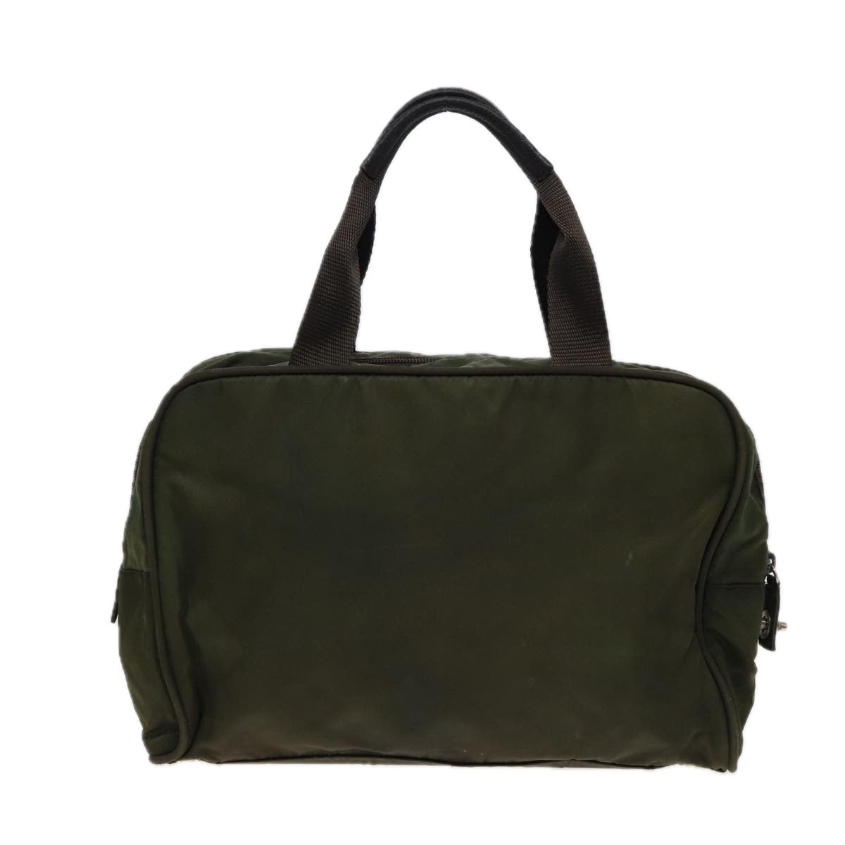 Prada Hand Bag Khaki Auth Nylon Travel Bag Khaki Auth Fm3519