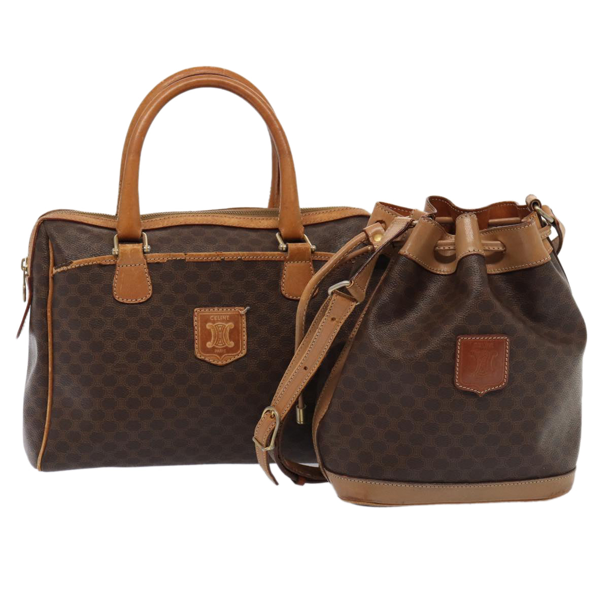 Luxury Macadam Shoulder Bag Hand Bag Pvc Leather Canvas
