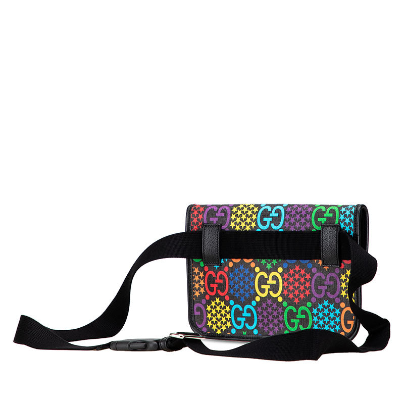 Gucci Psychedelic Waist Bag Leather Travel Bag Waist Bag