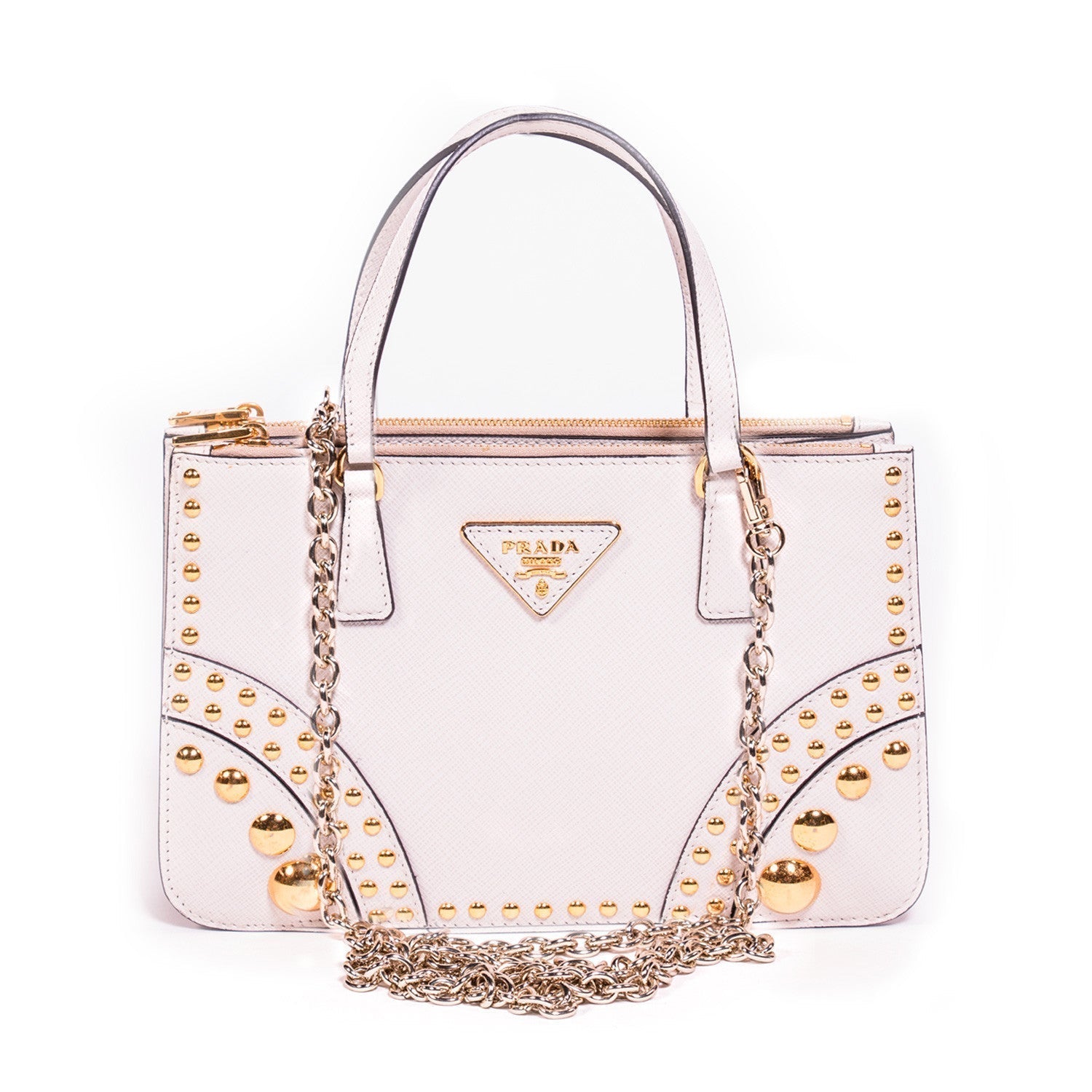 Prada Studded Bag Mini Tote Bag