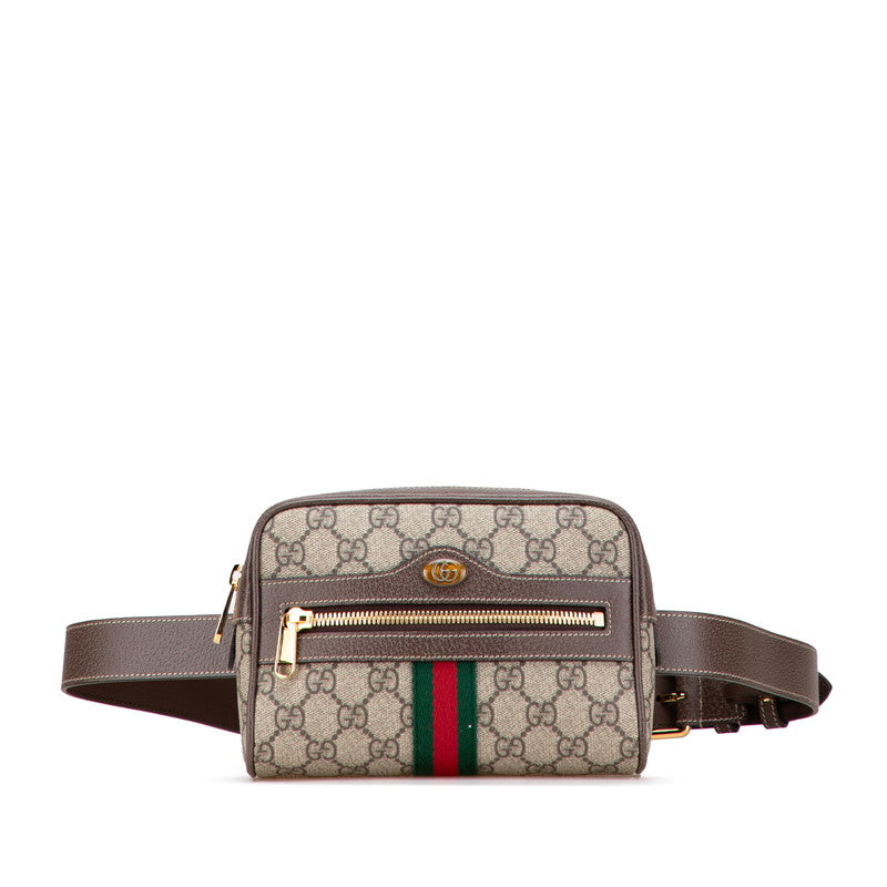 Gucci Ophidia Supreme Pvc Belt Bag Leather Accessory