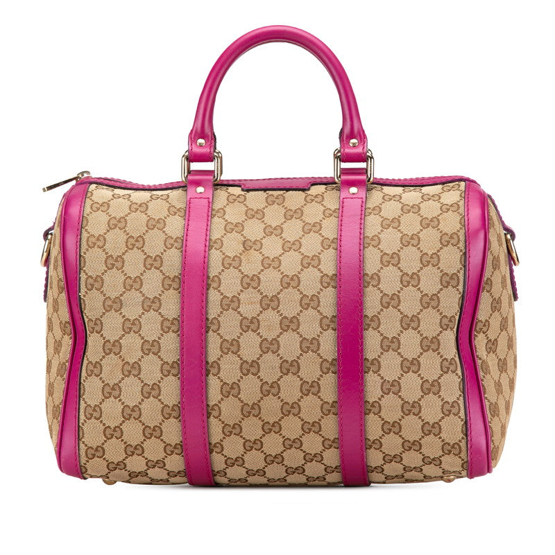 Gucci Boston Bag Handbag Canvas Travel Bag