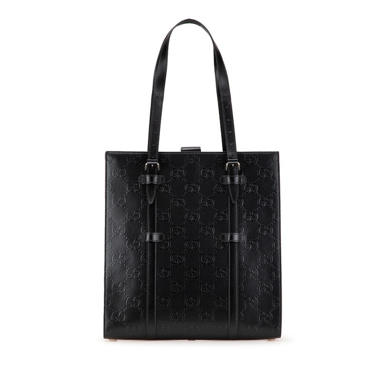 Gucci Embossed Tote Bag Leather