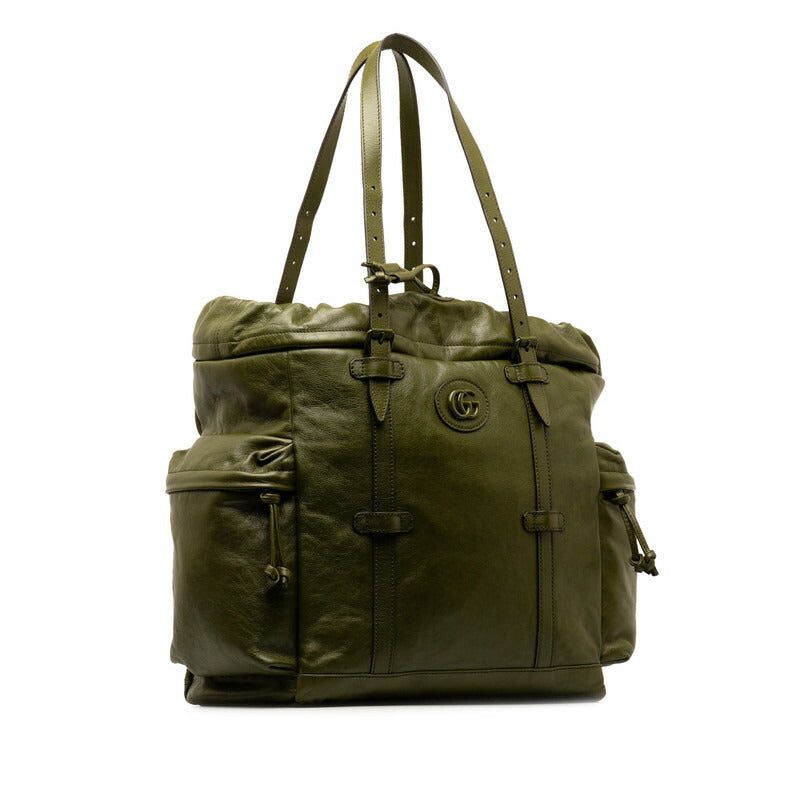 Gucci Drawstring Tote Tote Bag Leather Jewelry