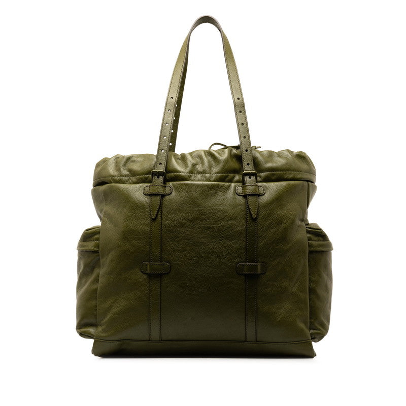 Gucci Drawstring Tote Tote Bag Leather Jewelry