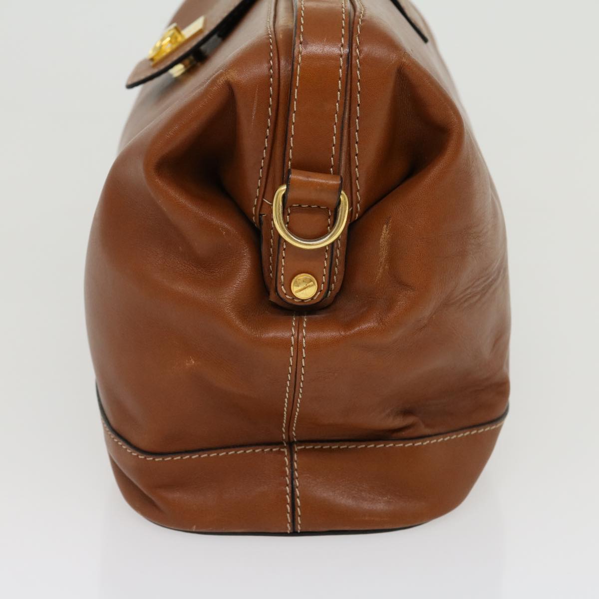Luxury Hand Bag Way Am G Leather Brown Travel Bag