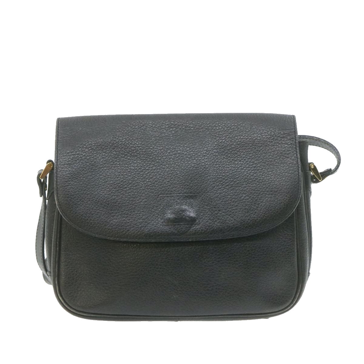 Burberry Luxury ss Nova Check Shoulder Bag Auth Am636G Leather Black