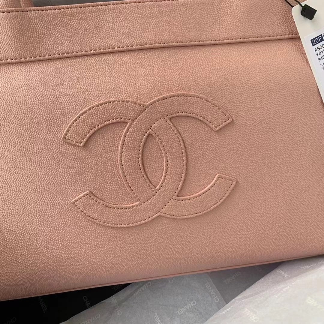 Chanel Chlopen Tote Caviar East West Pinike For Tote Bag