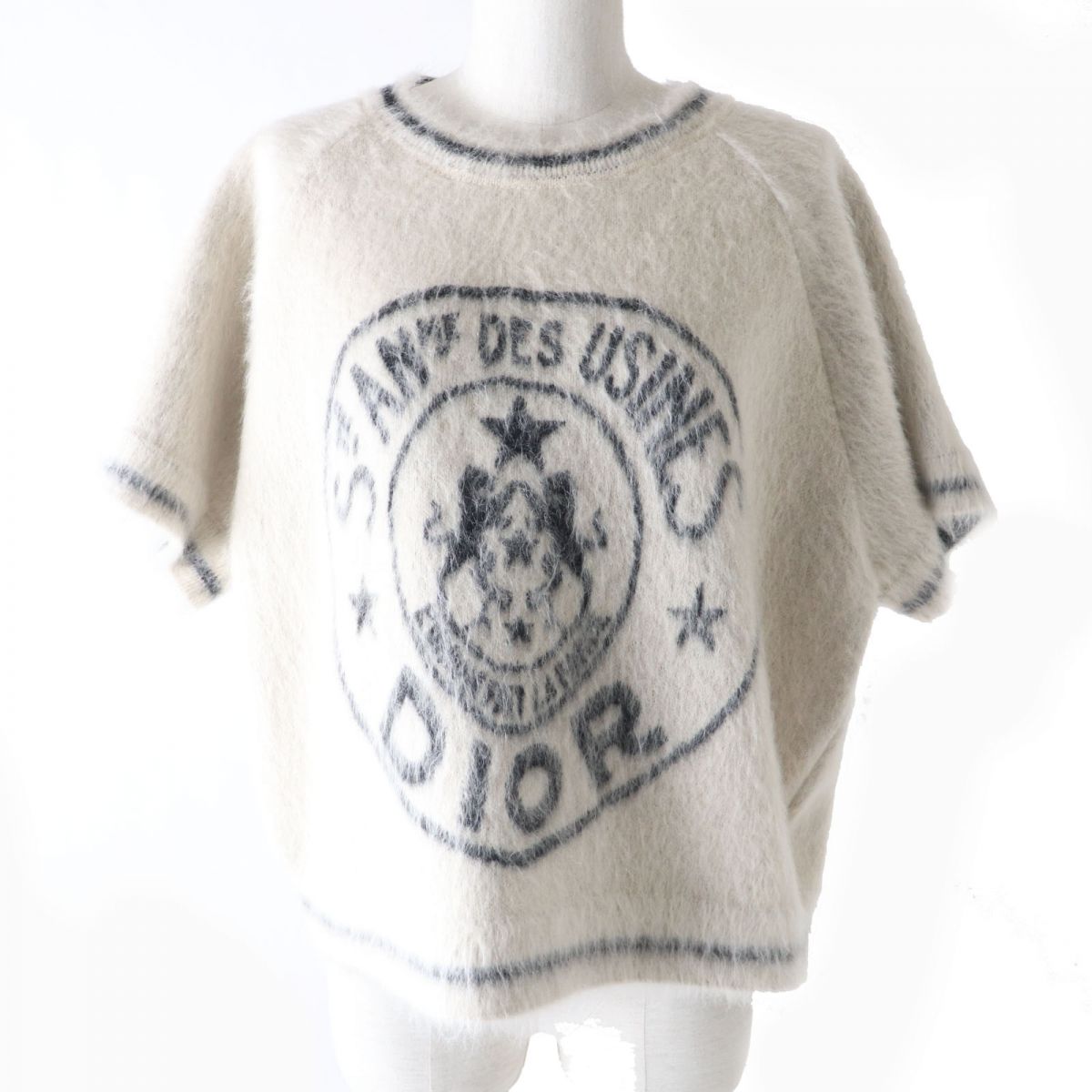 Dior Christian Knit Main: % Mohair, Main: % Nylon Black Travel Bag
