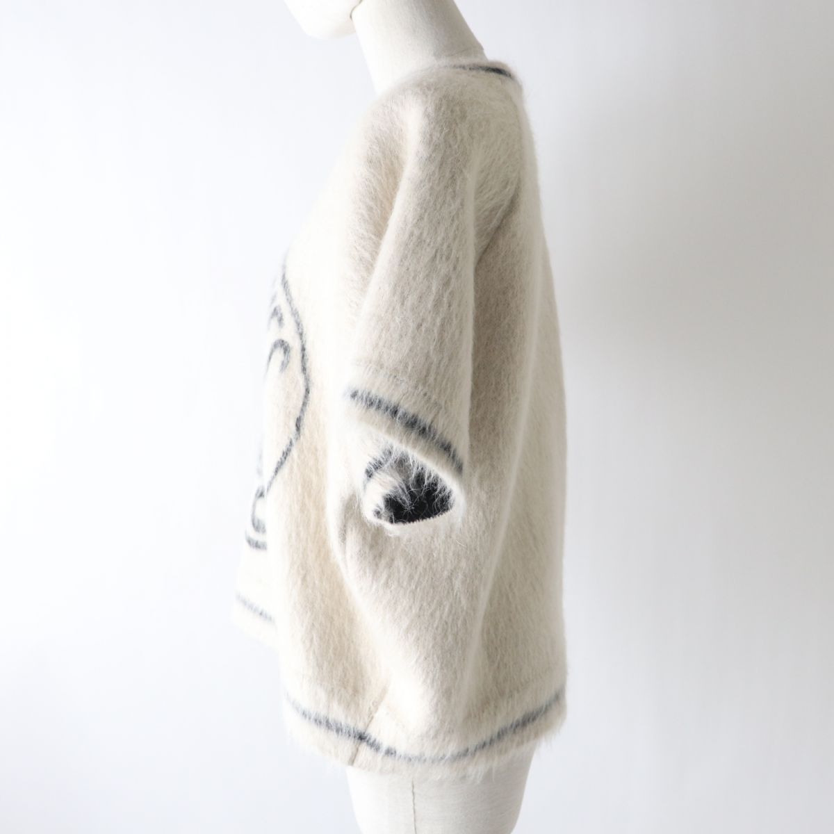 Dior Christian Knit Main: % Mohair, Main: % Nylon Black Travel Bag