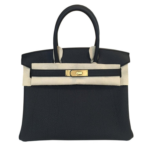 Hermes Birkin Bag Togo Black Travel Bag