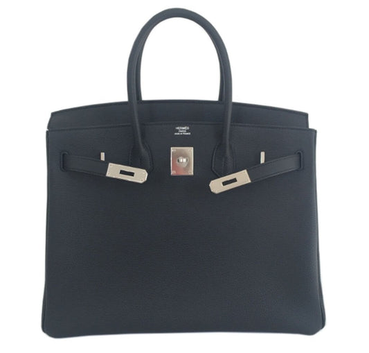 Hermes Birkin Bag Plomb Togo Travel Bag