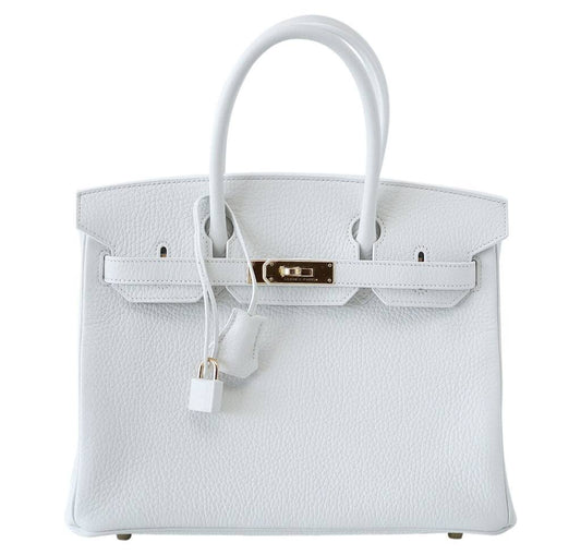 Hermes Birkin Bag White Travel Bag