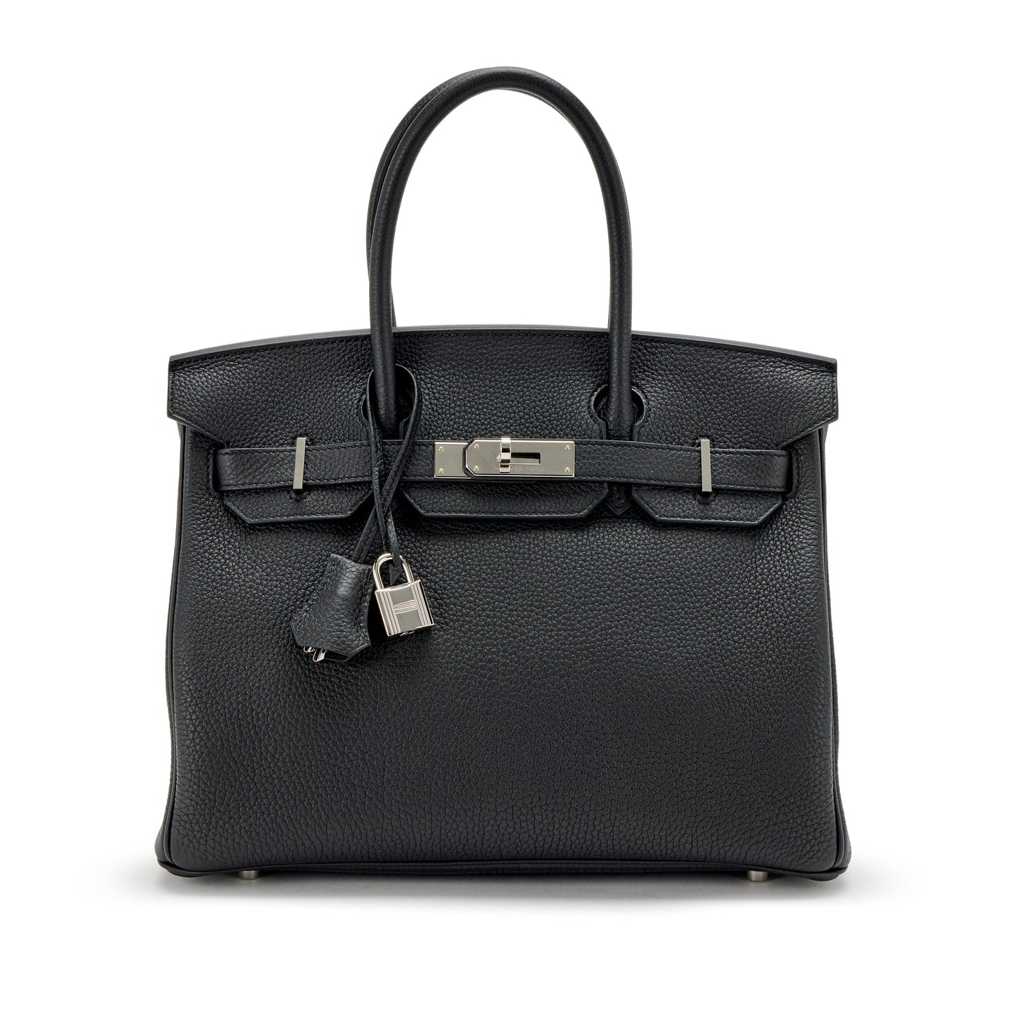 Gucci Hermes Birkin Noir Togo Palladium Hardware Handbag Travel Bag