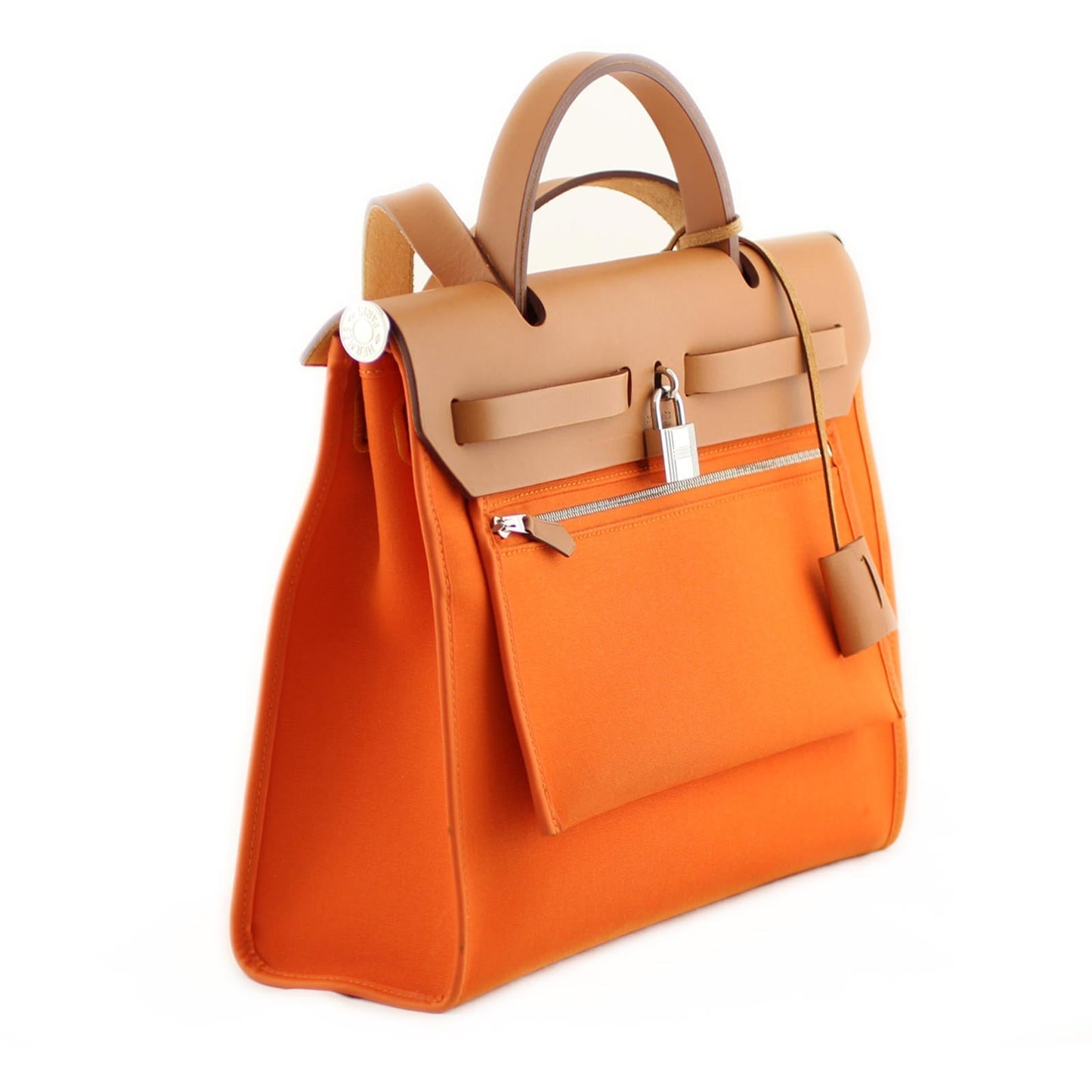 Hermes Toile Kelly Herbag Zip Handbag Travel Bag