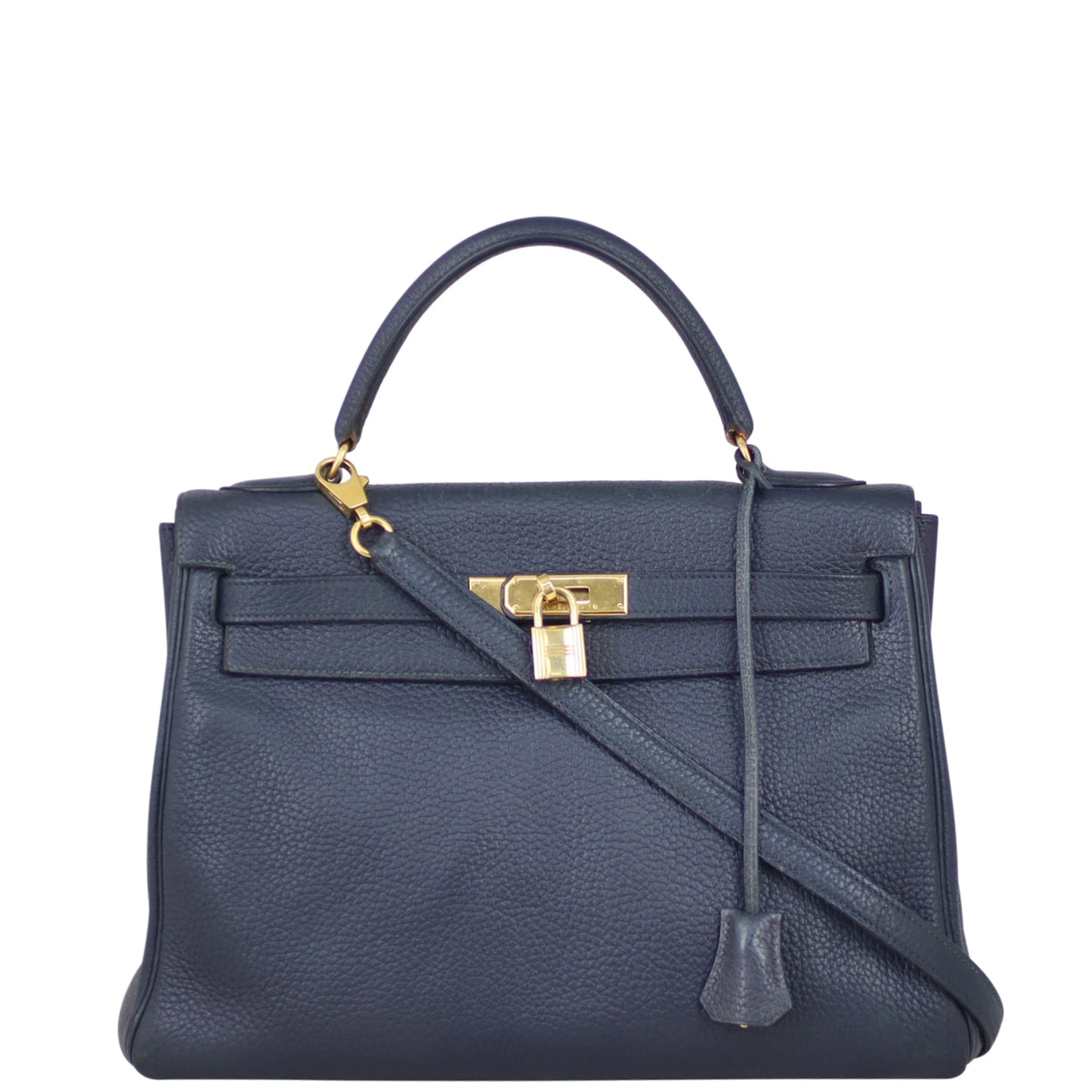 Hermes Kelly Retourne Fjord Crossbody Bag