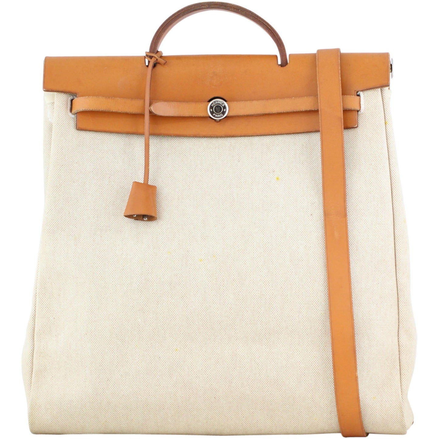 Hermes Toile Herbag Tall Crossbody Bag