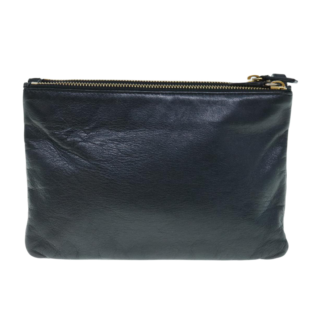 Luxury Trio Shoulder Bag Hk Leather Black