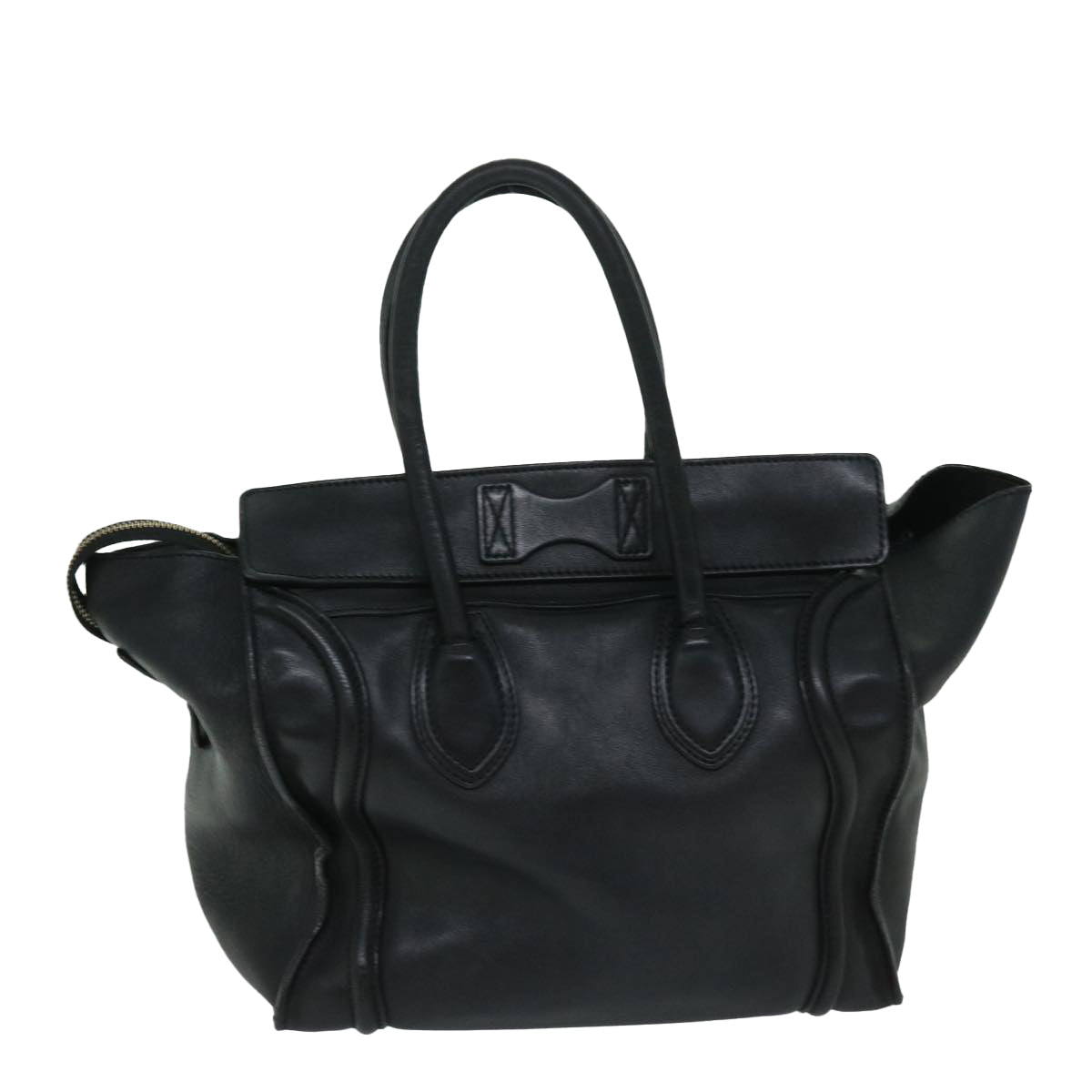 Luxury Luggage Phantom Tote Bag Hk Leather Black