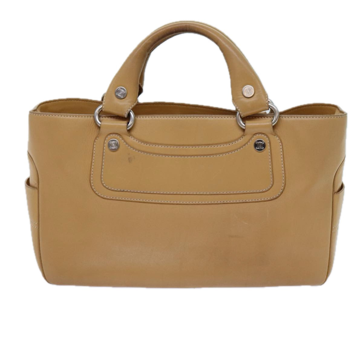 Luxury Boogie Hand Bag Hk Leather Beige Travel Bag