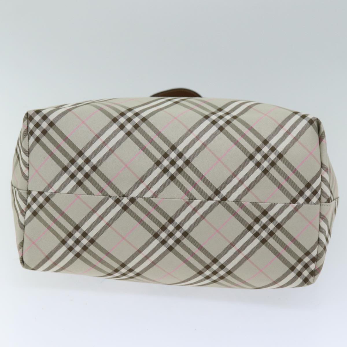 Burberry Luxury Nova Check Reversible Tote Bag Auth Hk1321 Nylon Beige