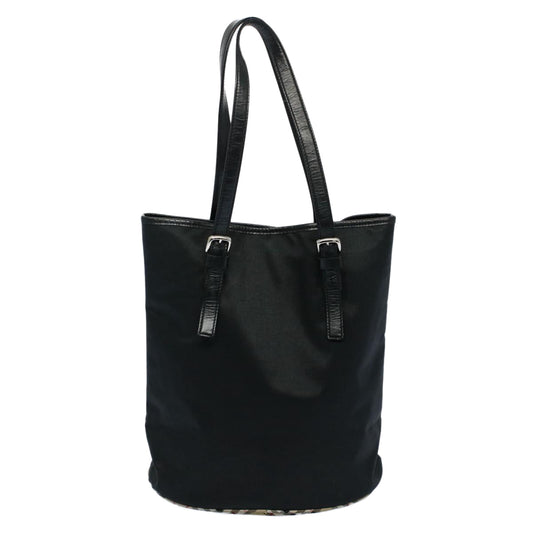 Burberry Luxury ss Shoulder Bag Auth Hk862 Nylon Black