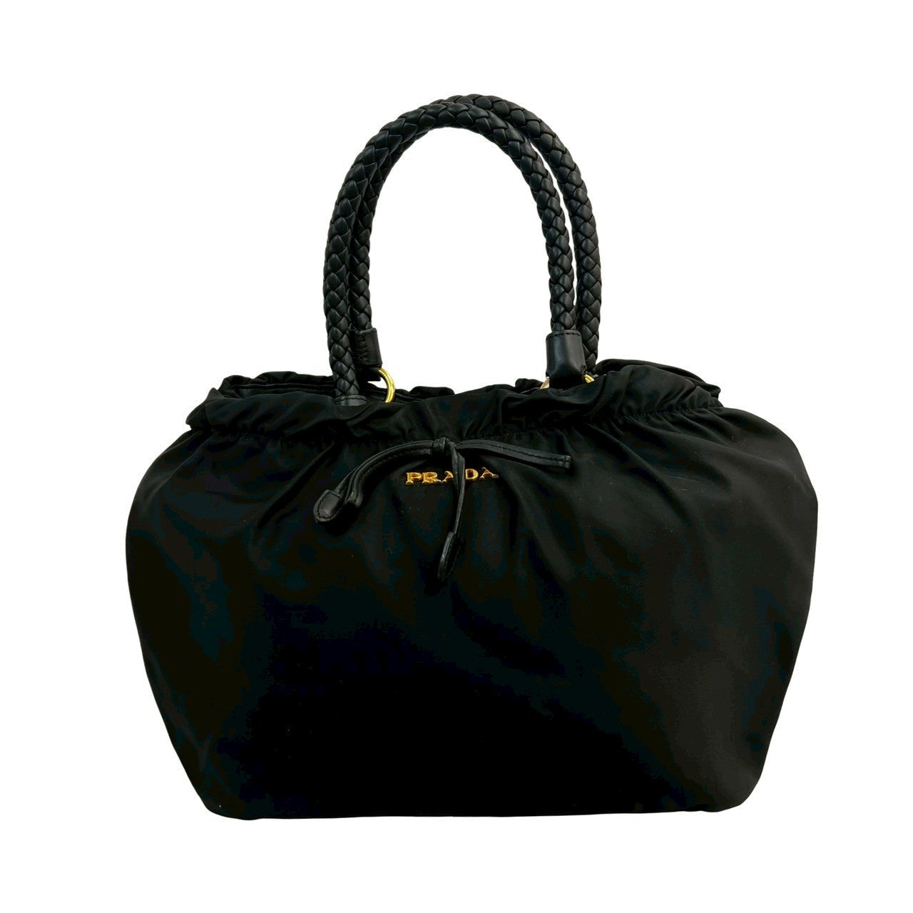 Prada Tessuto 2Way Bag Leather Travel Bag
