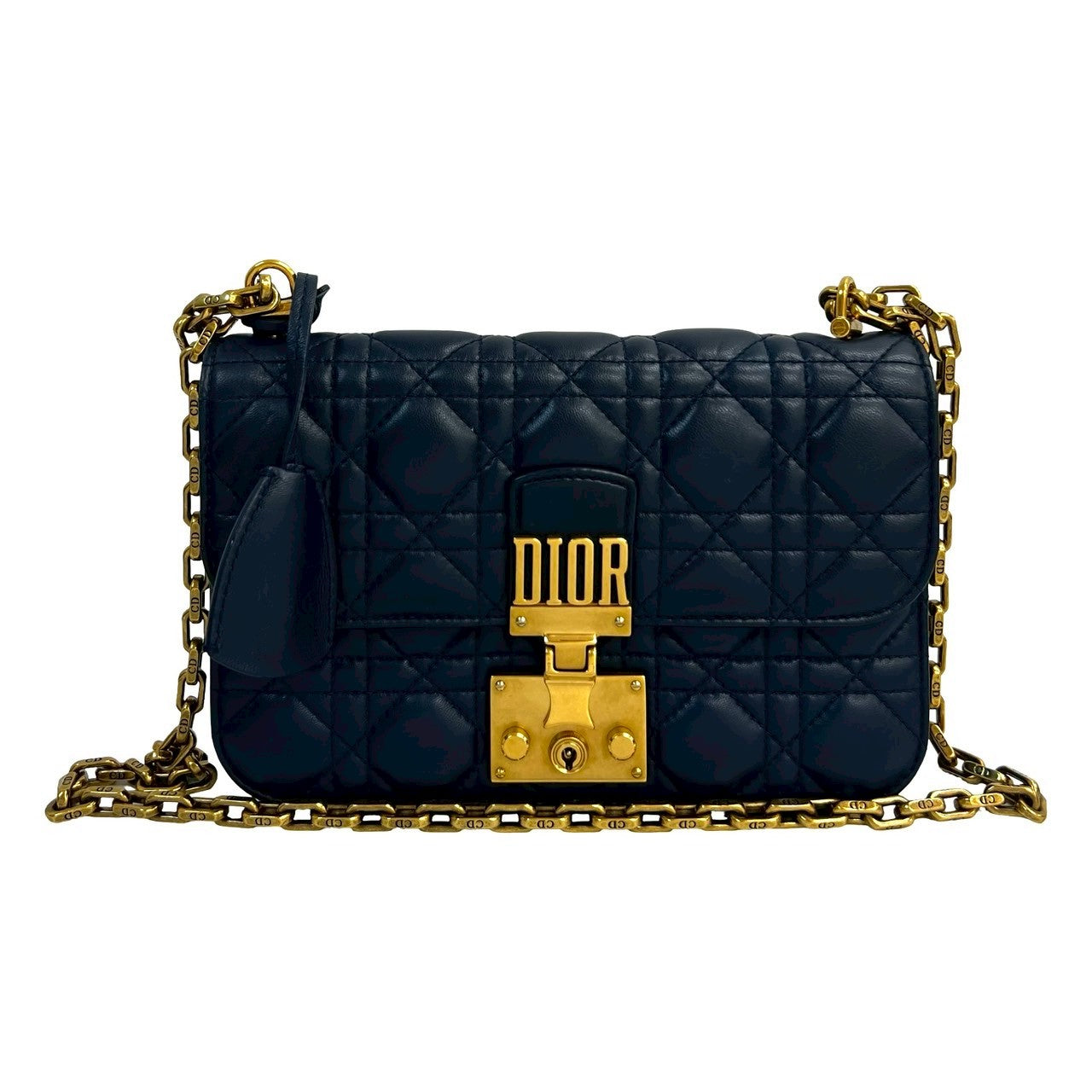 Dior Christian Addict Shoulder Bag Leather Leather Shoulder Bag