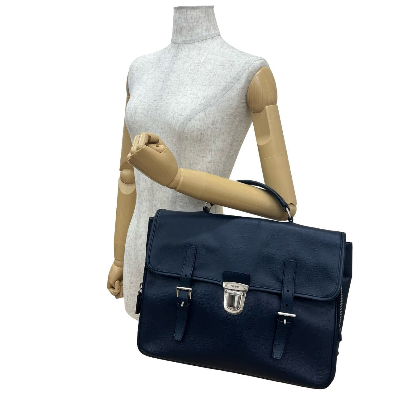 Prada Prada Saffiano Leather Handbag Travel Bag