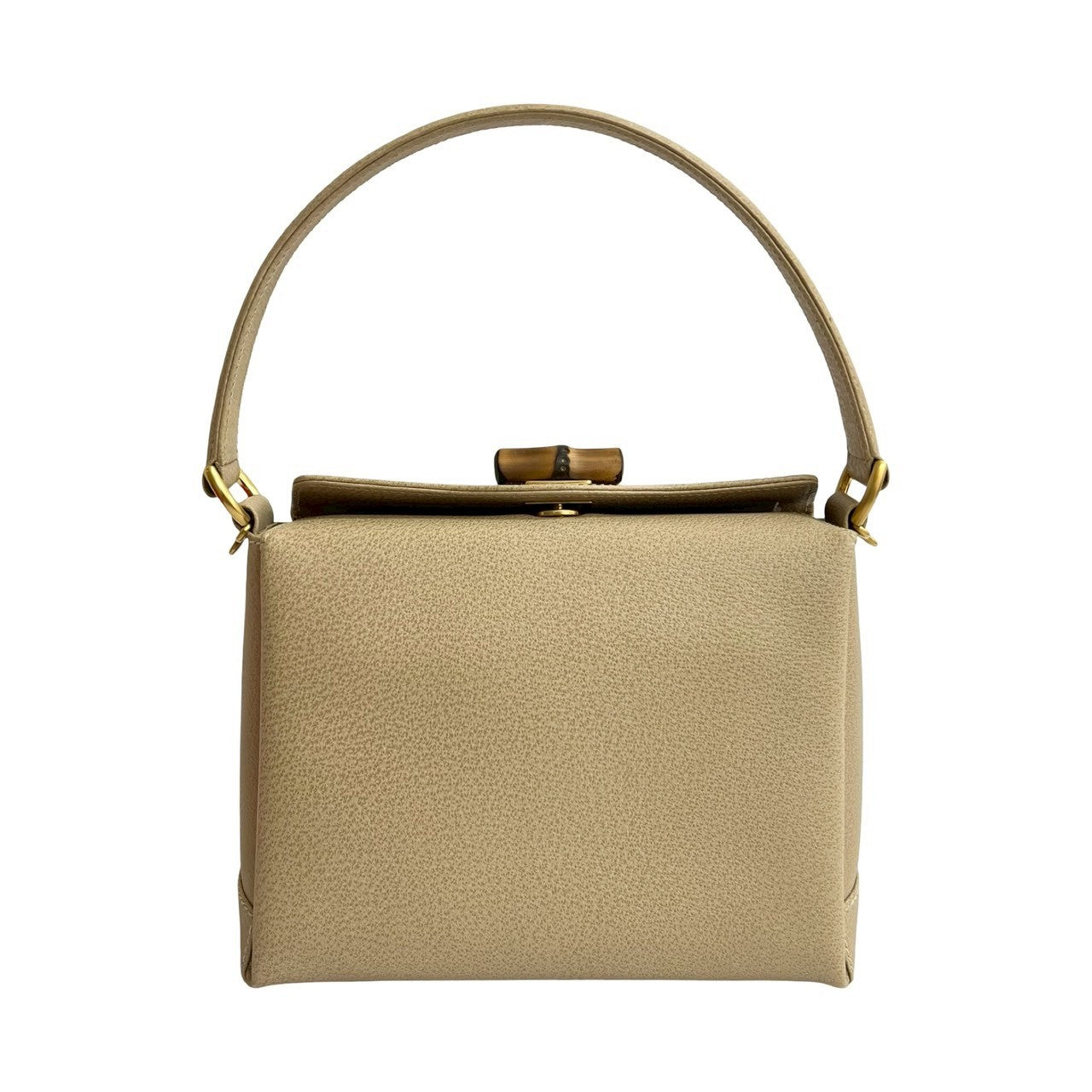 Gucci Bamboo 2Way Handbag Leather Travel Bag Handbag 9