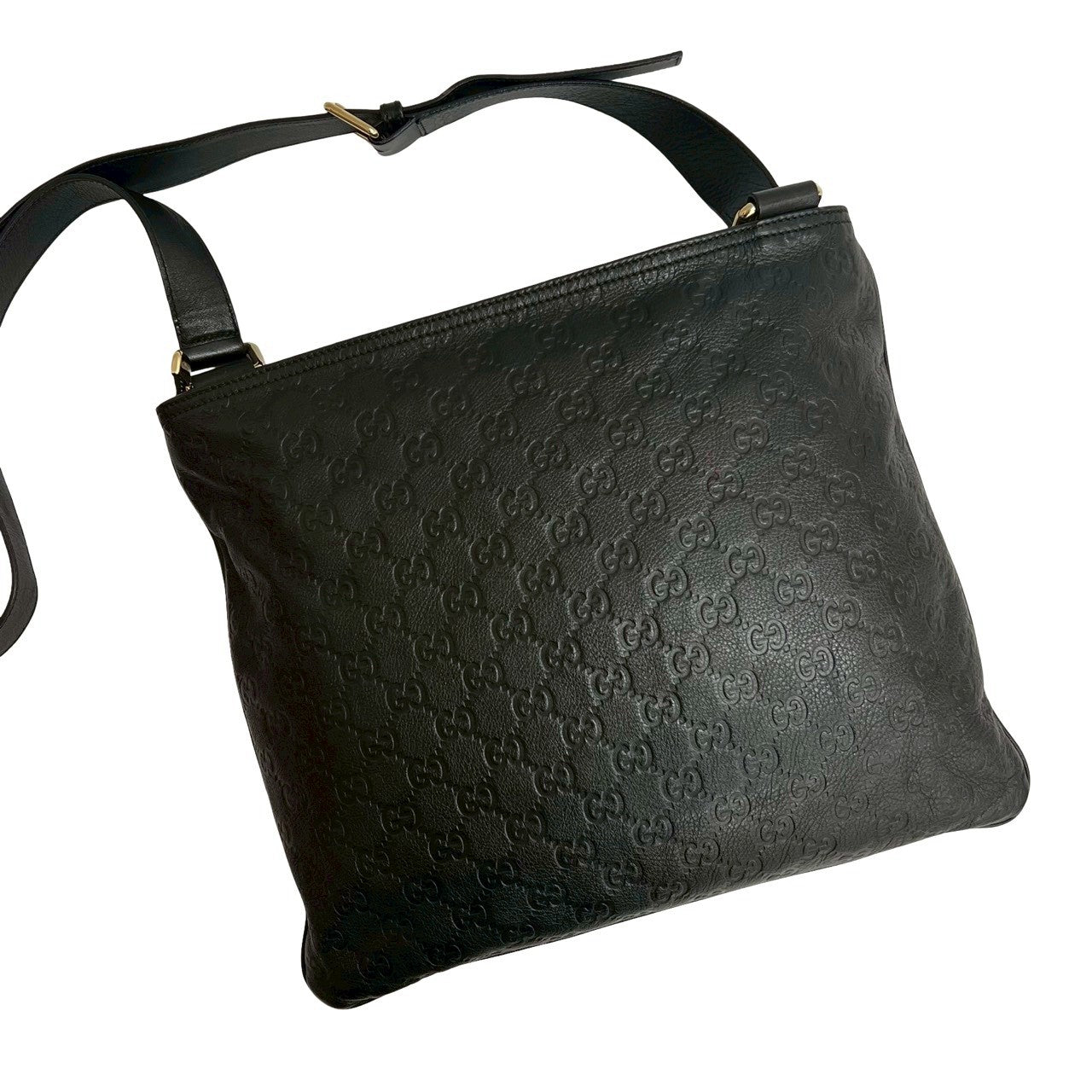 Gucci Shoulder Bag Leather Logo Bag 5