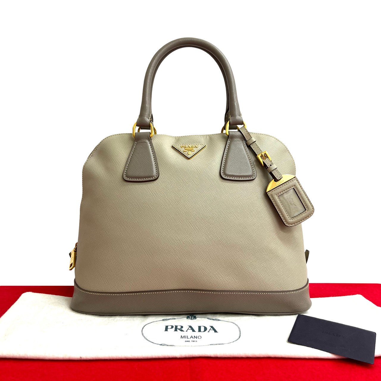 Prada Prada Saffiano Leather Handbag 6 Travel Bag