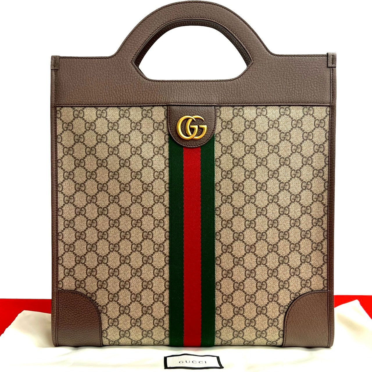 Gucci Ophidia Supreme Handbag Leather Travel Bag