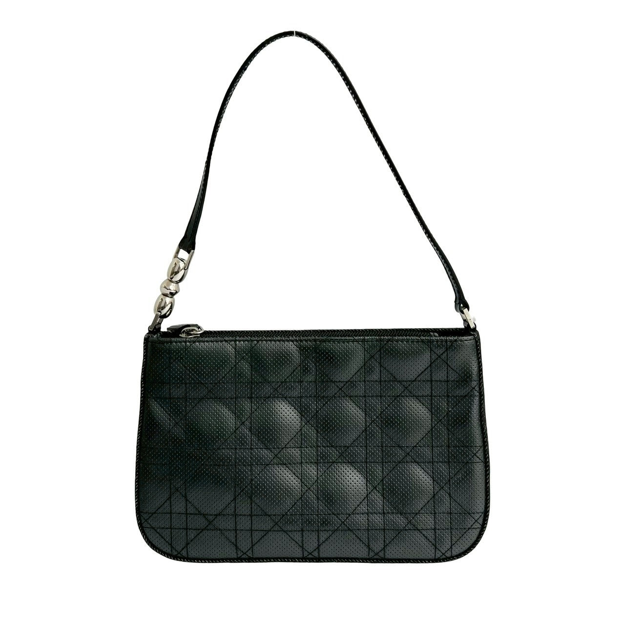 Dior Christian Cannage Stitch Shoulder Bag Leather Leather Shoulder Bag