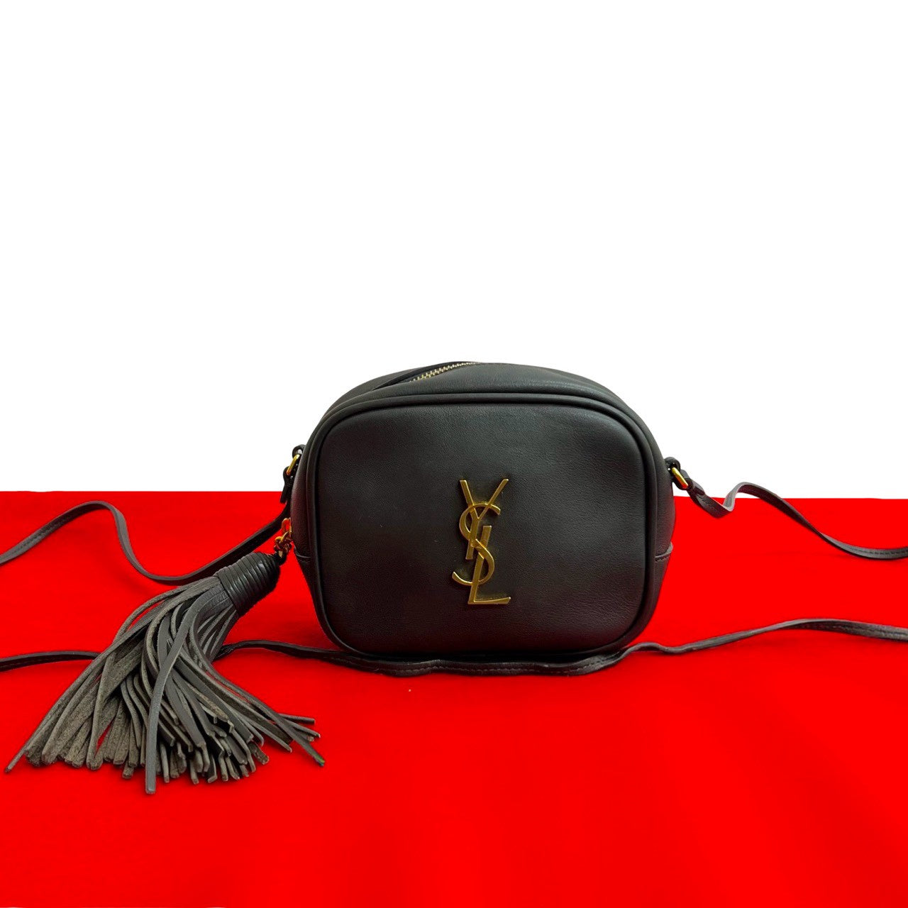 YSL Saint Laurent Paris Shoulder Bag Leather Mini