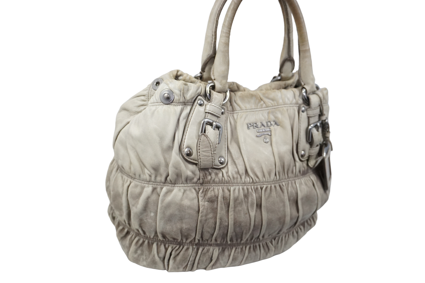Prada Læder Håndtaske Luxury Handbag Travel Bag