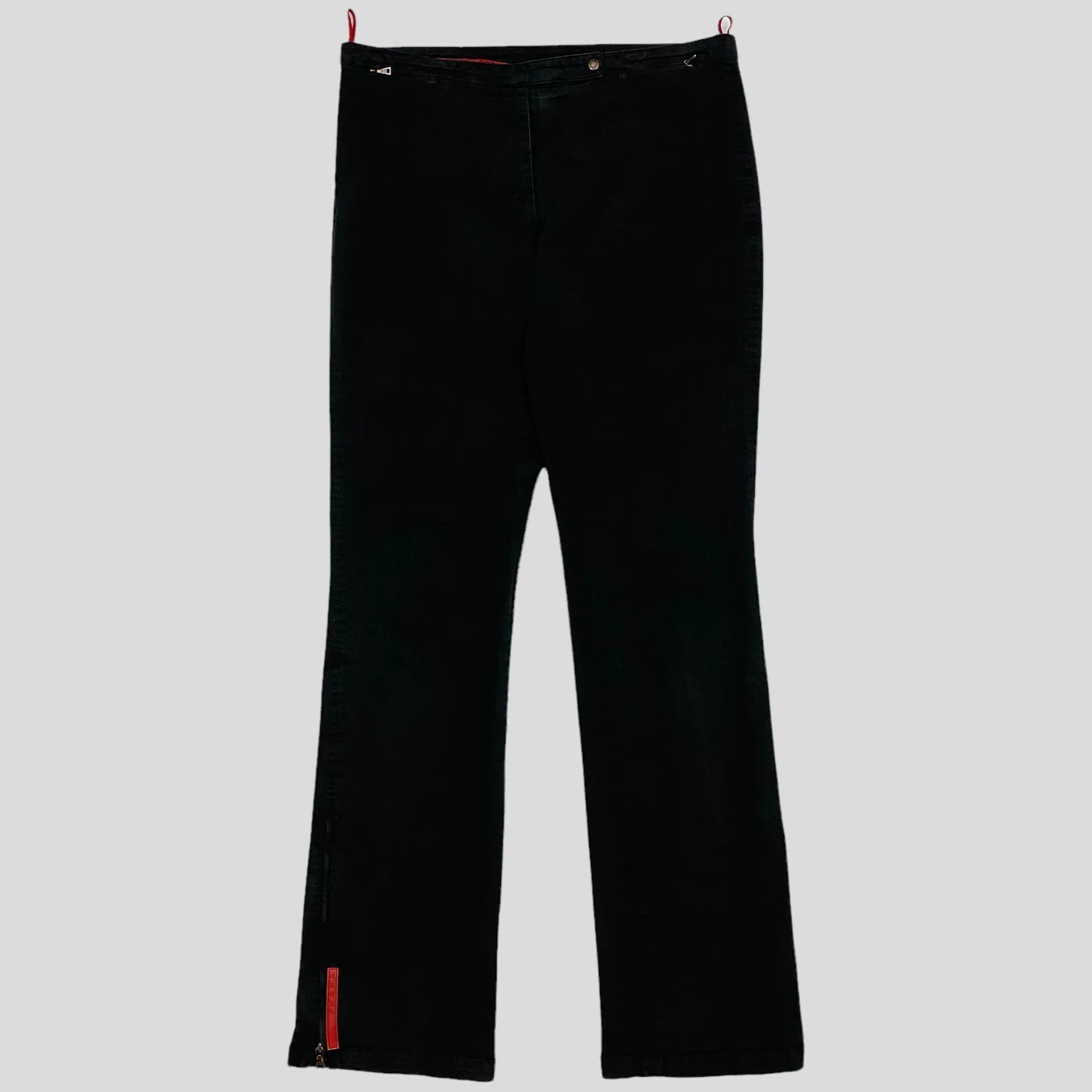 Prada Handbag Sport Womens Tab Flares - 32 Red