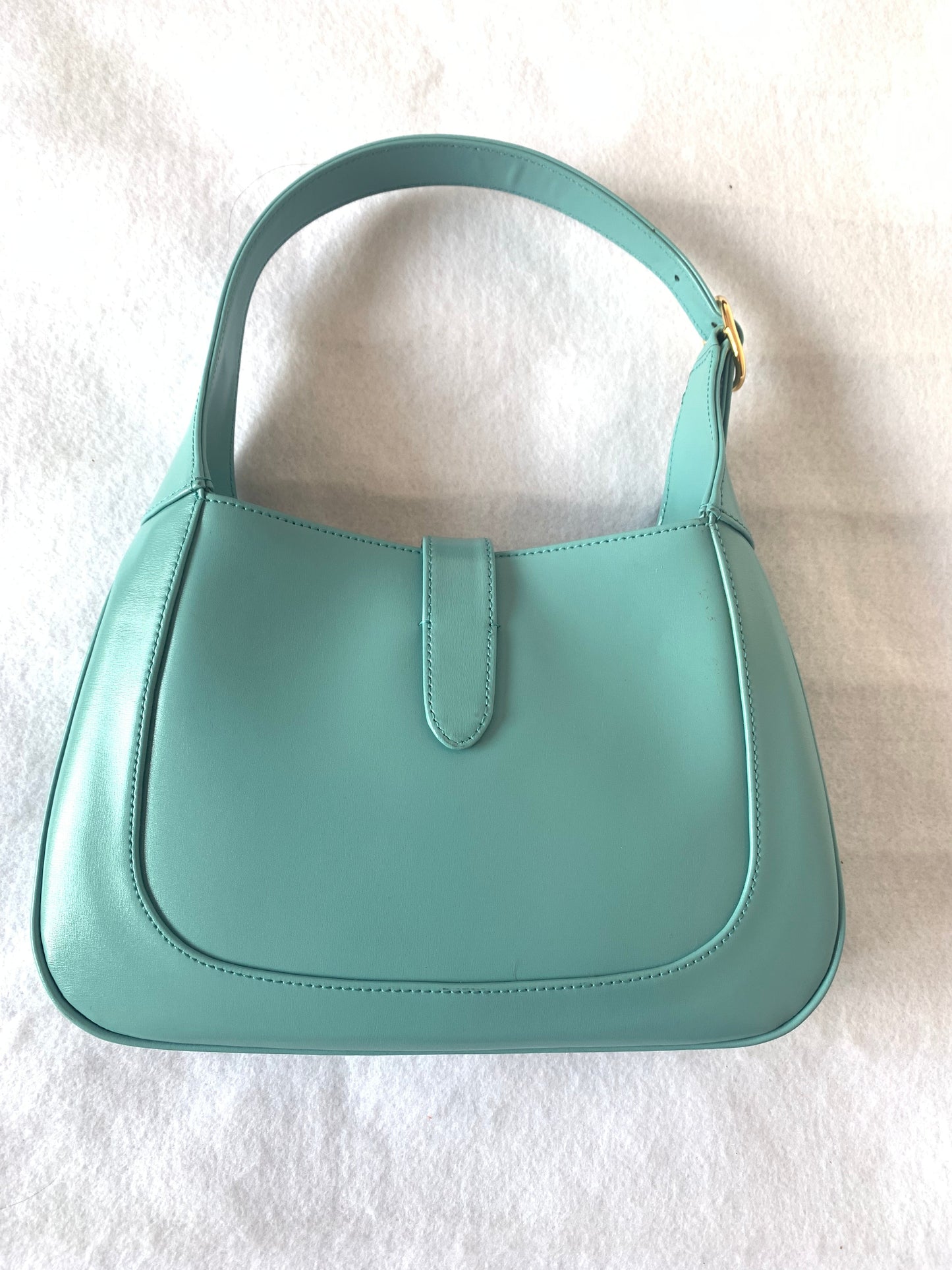 Gucci Jackie Handbag Blue Small Travel Bag