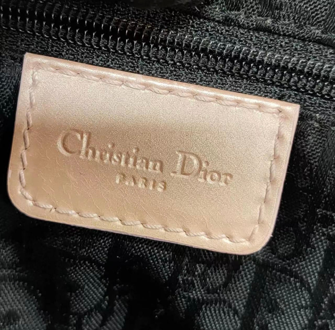 Dior Saddle Bag With Strap Leather Denim Travel Bag