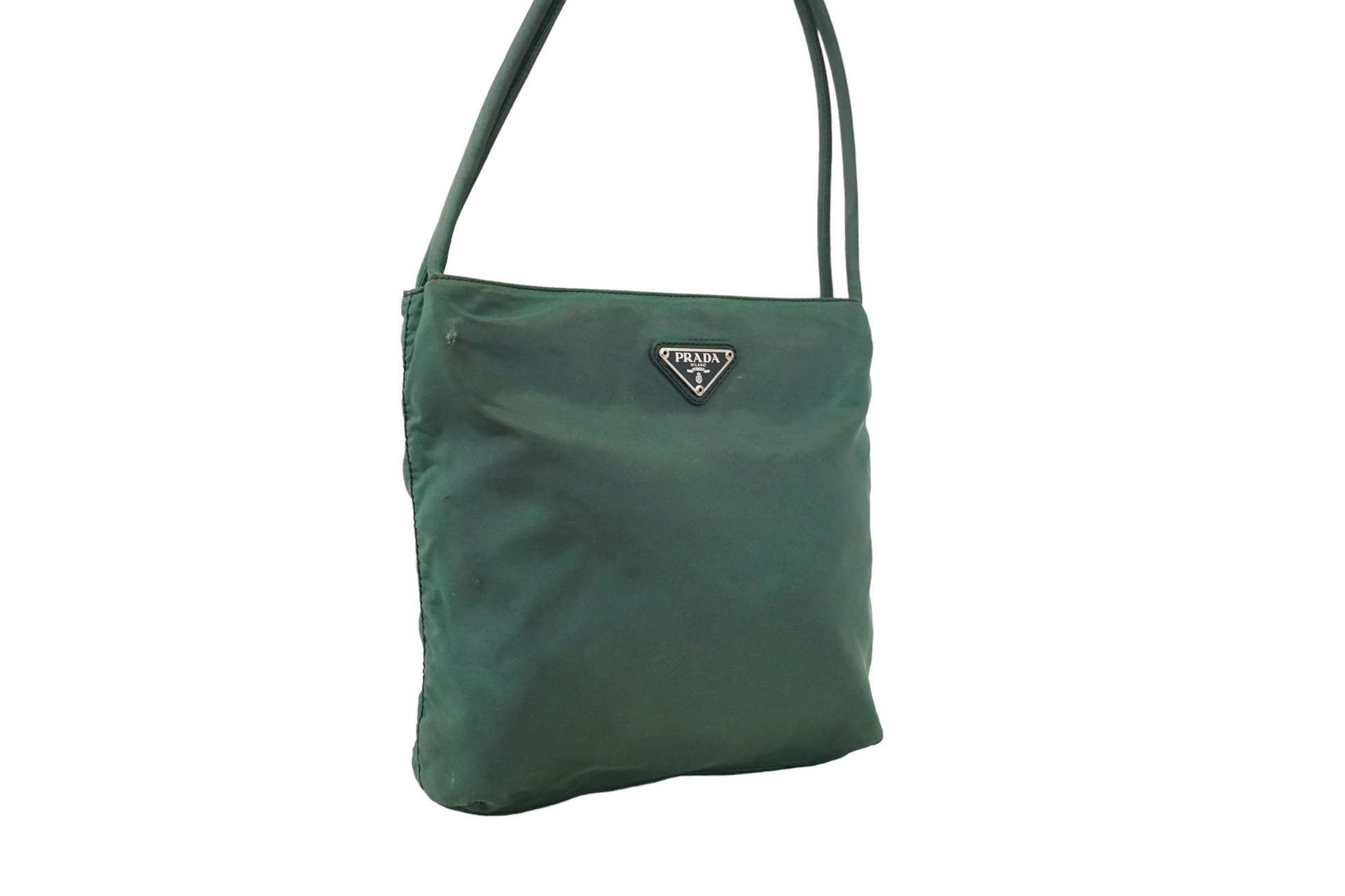 Prada Grøn Luxury Handbag Shoulder Bag