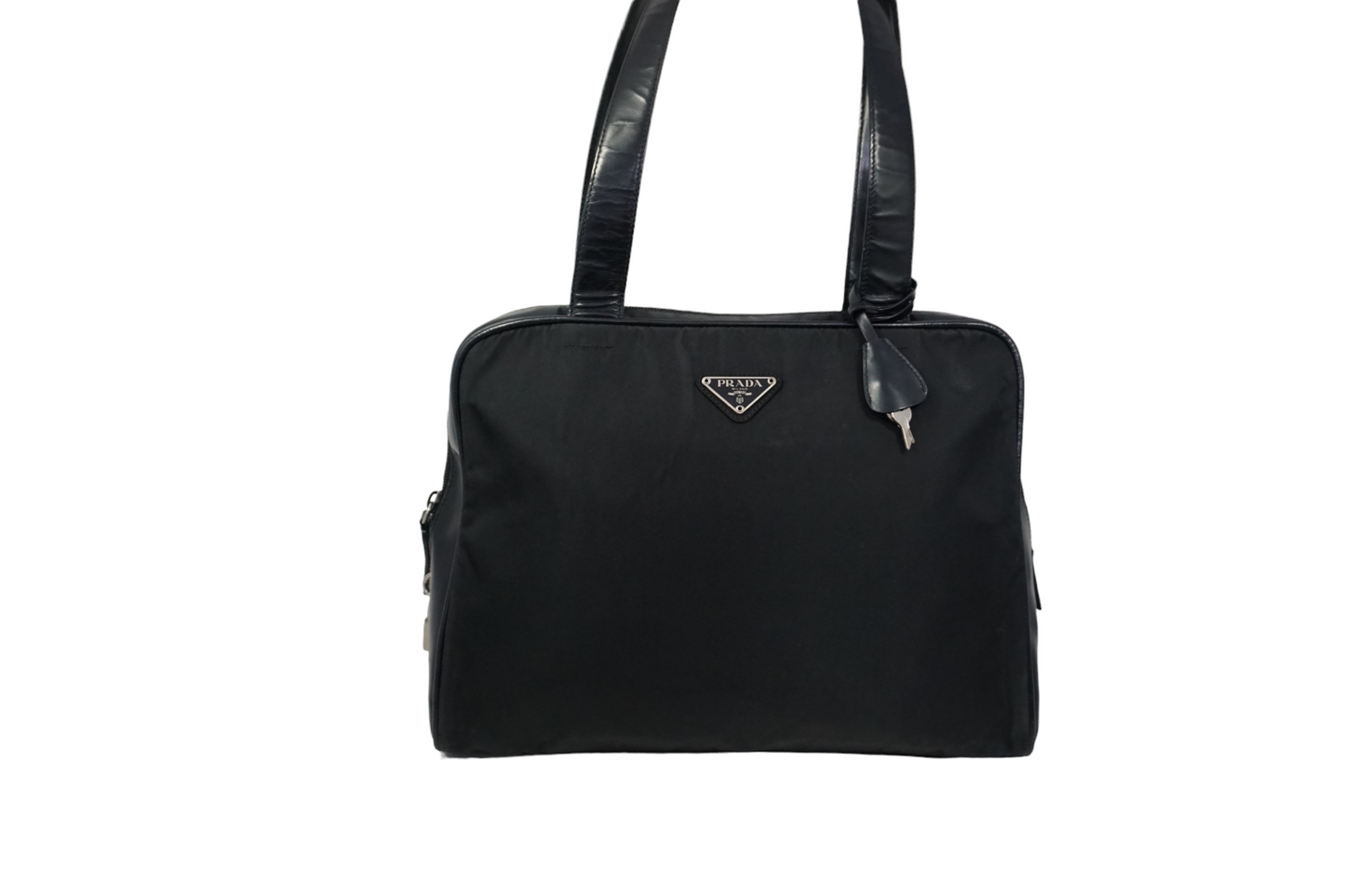 Prada Sort Luxury Handbag Travel Bag Prada Leather Bag