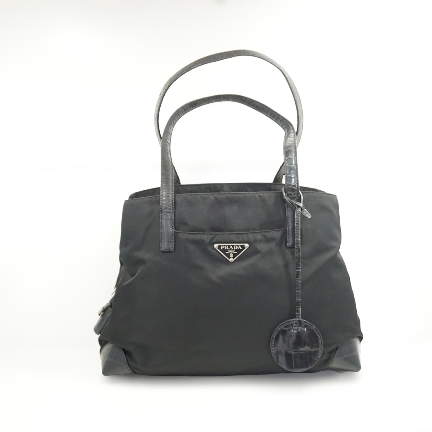 Prada Sort Luxury Handbag Travel Bag Prada Sort Skuldertaske