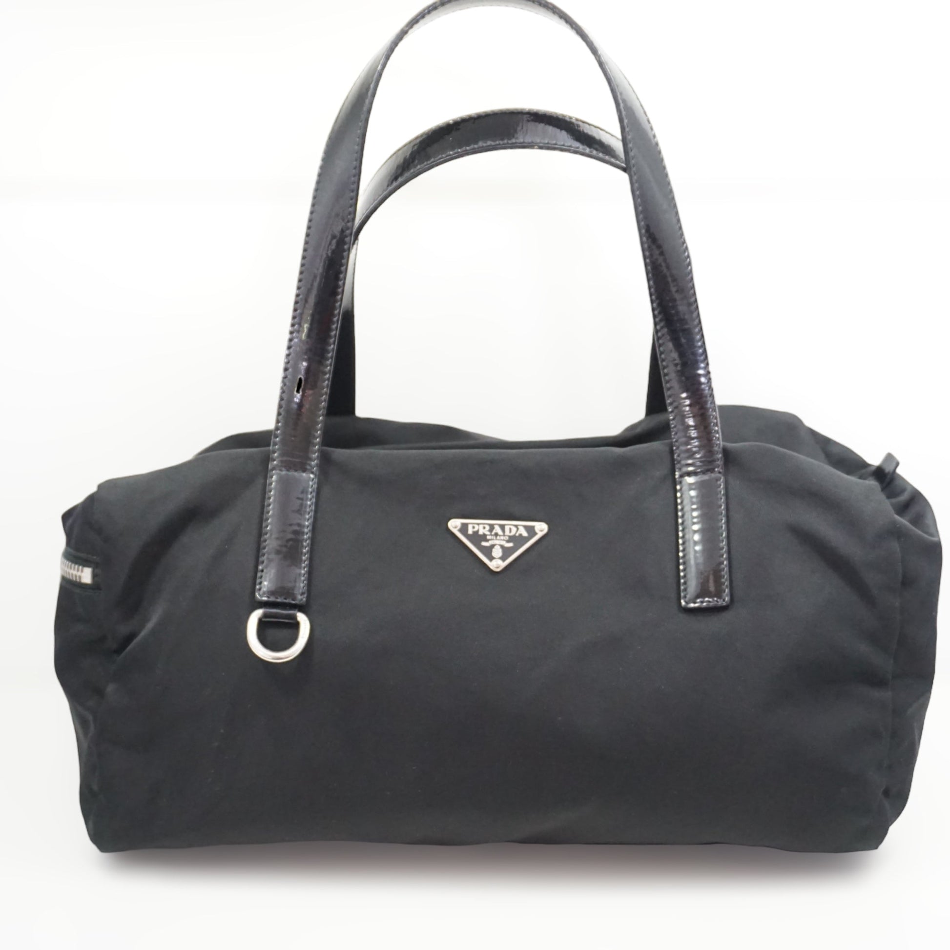 Prada Sort Tessuto Luxury Handbag Travel Bag
