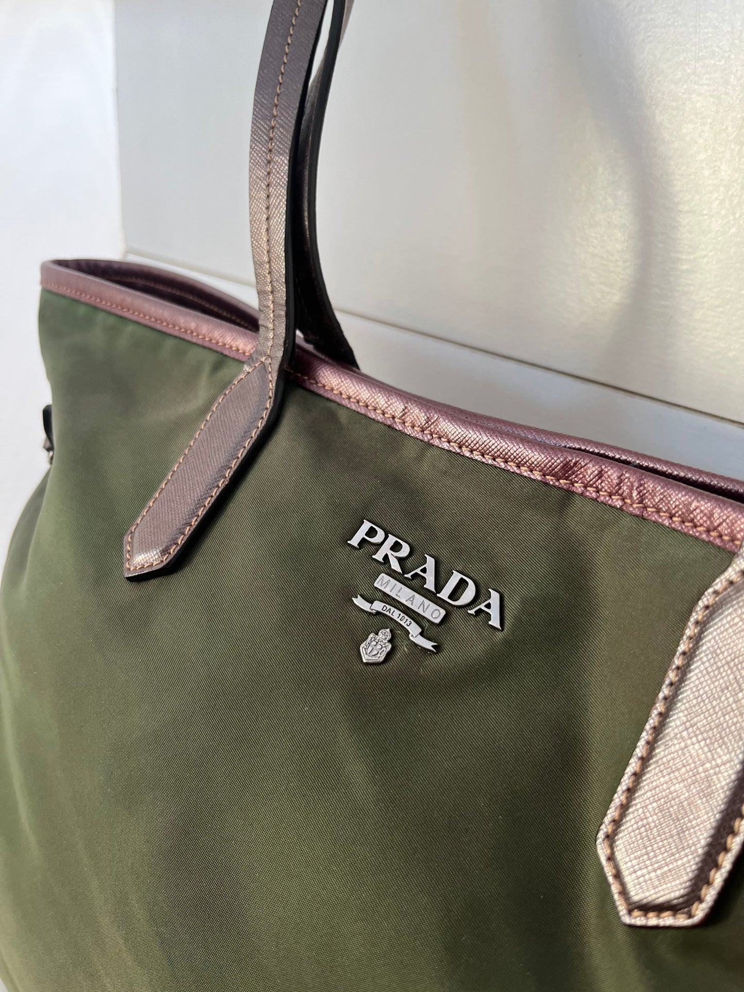 Prada Grøn Totebag Luxury Handbag Tote Bag
